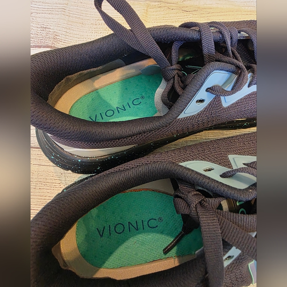 Vionic Black and Blue Sneakers - Picture 9 of 11